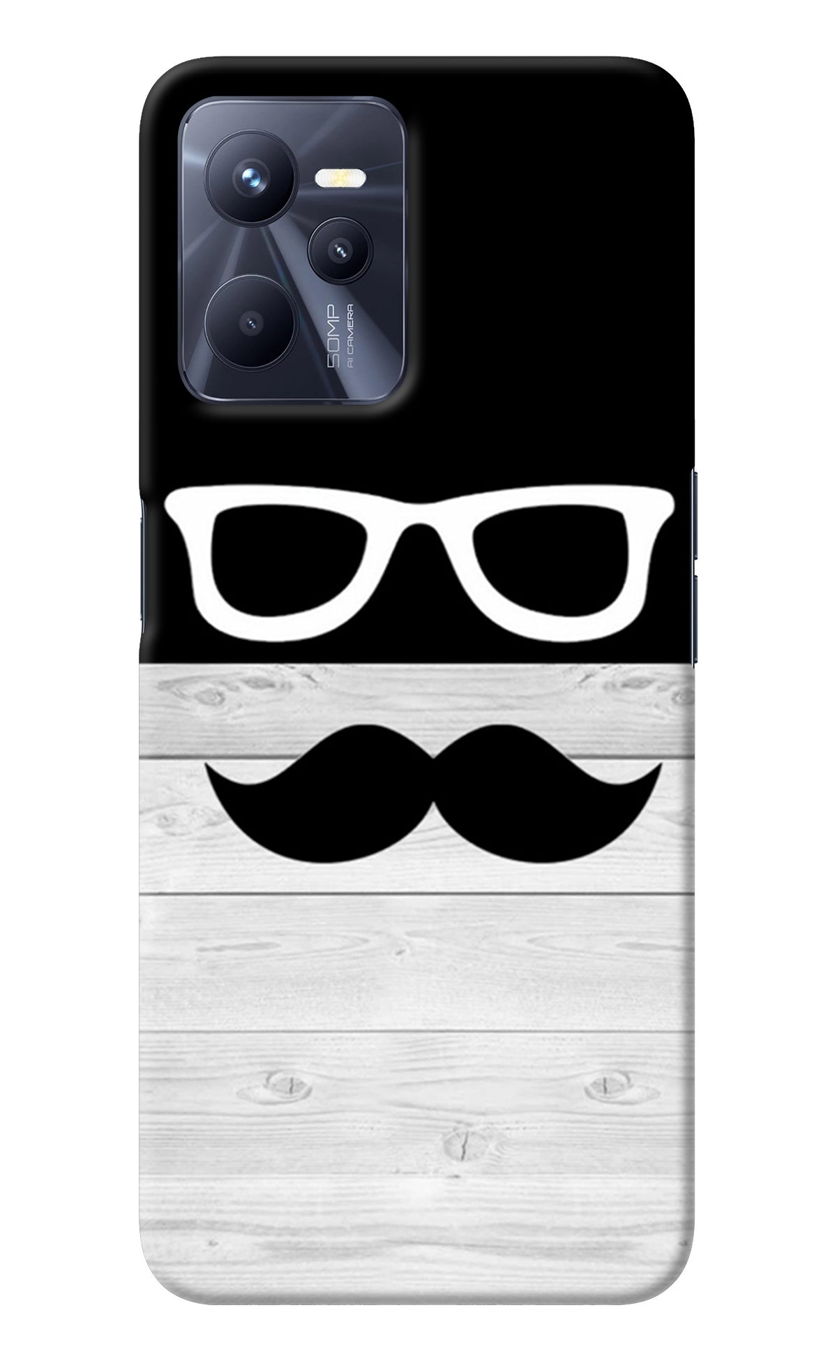 Mustache Realme C35 Back Cover