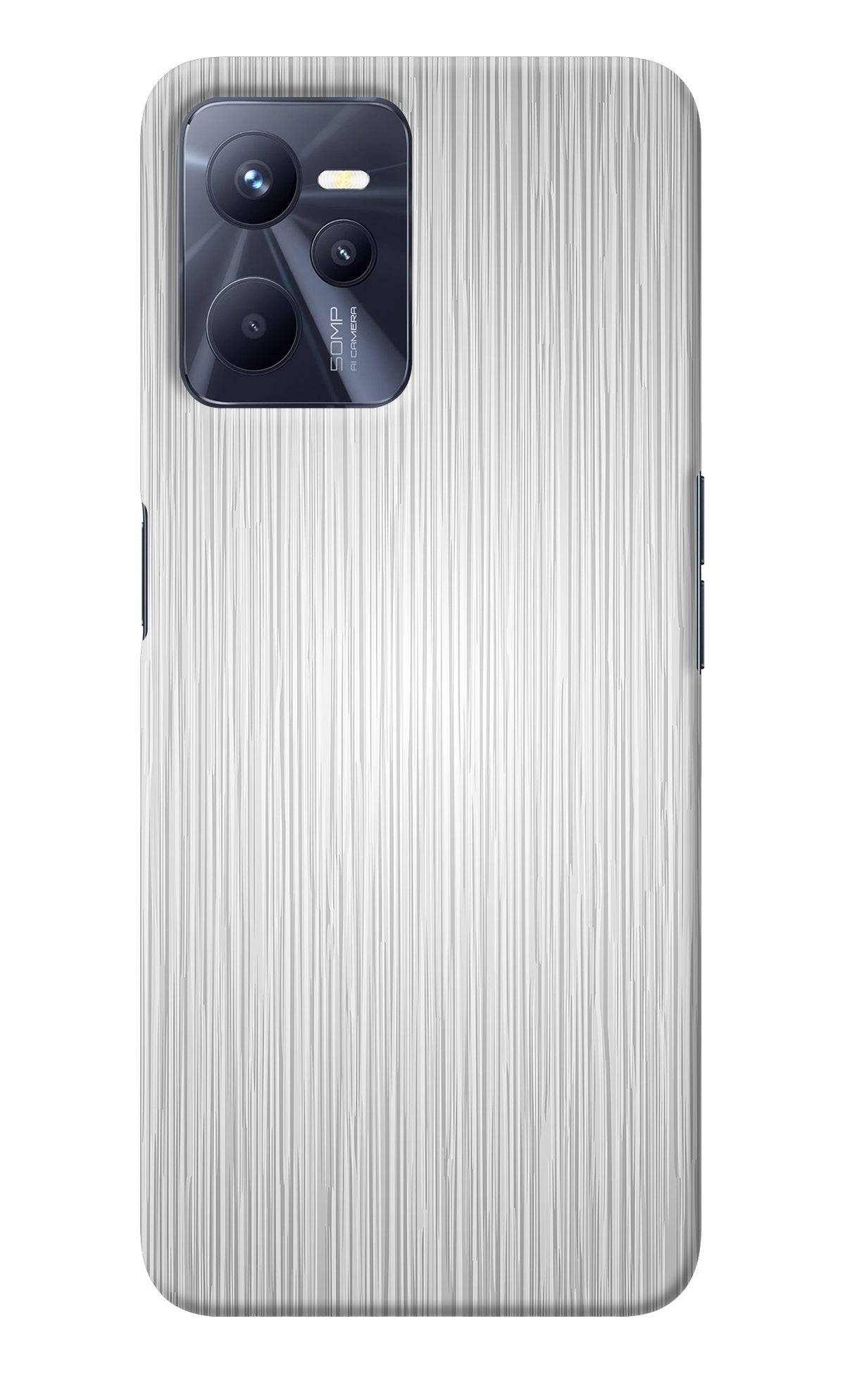 Wooden Grey Texture Realme C35 Back Cover