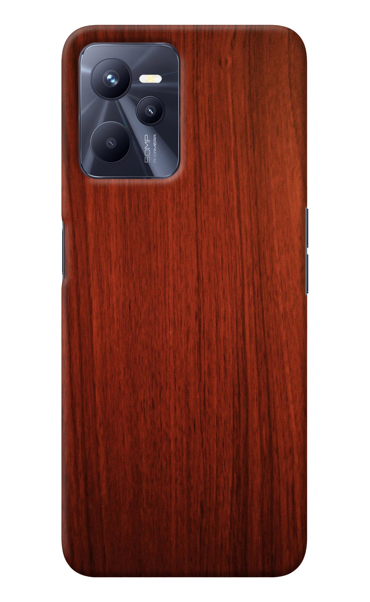 Wooden Plain Pattern Realme C35 Back Cover