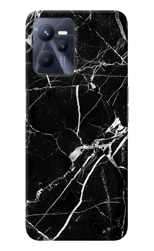 Black Marble Pattern Realme C35 Back Cover