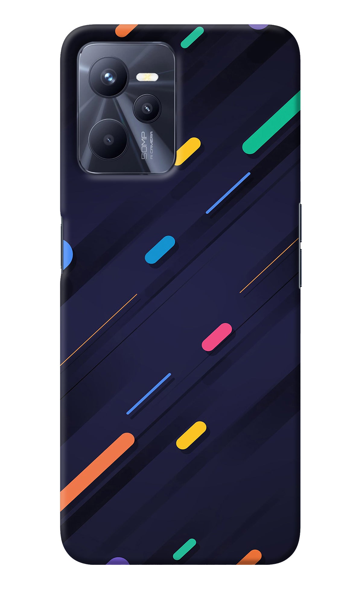 Abstract Design Realme C35 Back Cover