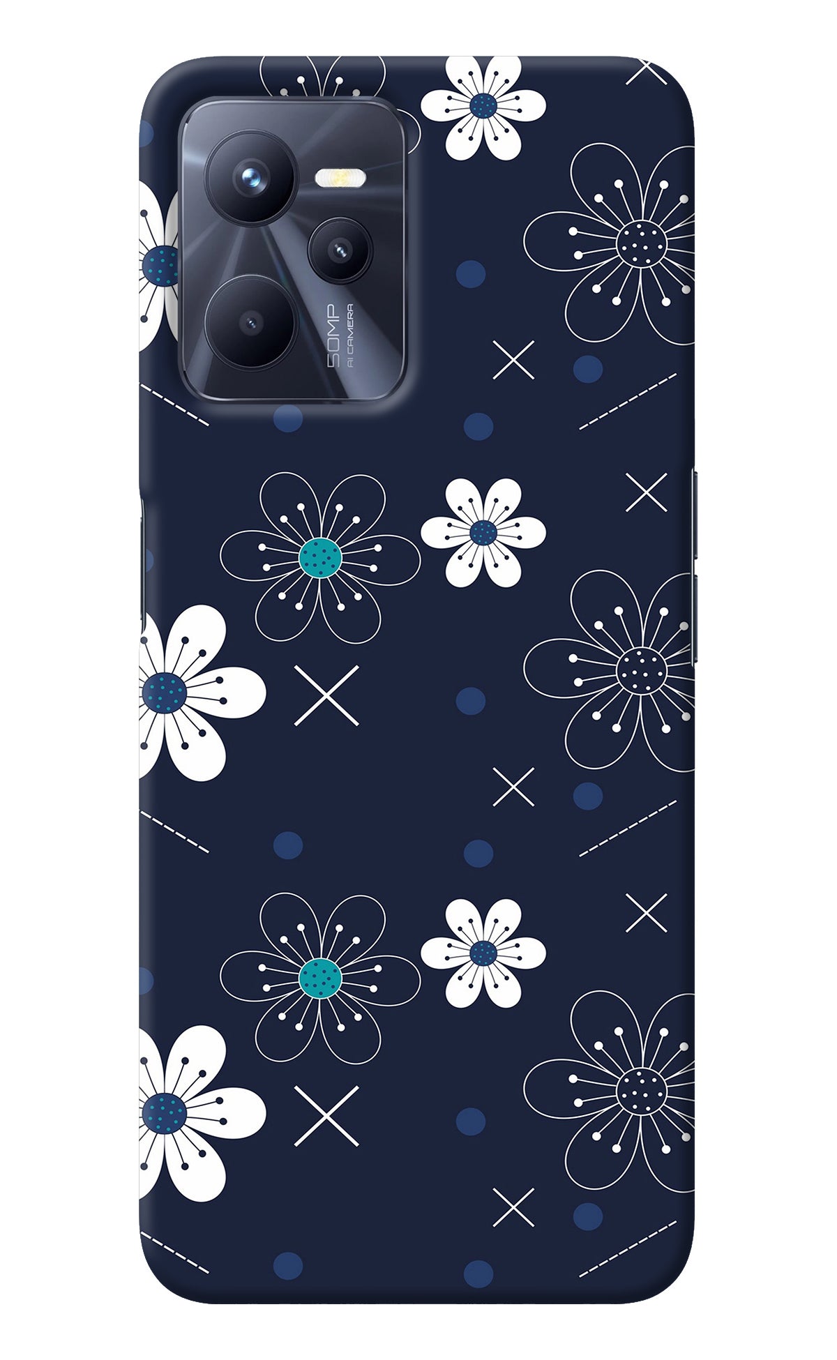 Flowers Realme C35 Back Cover