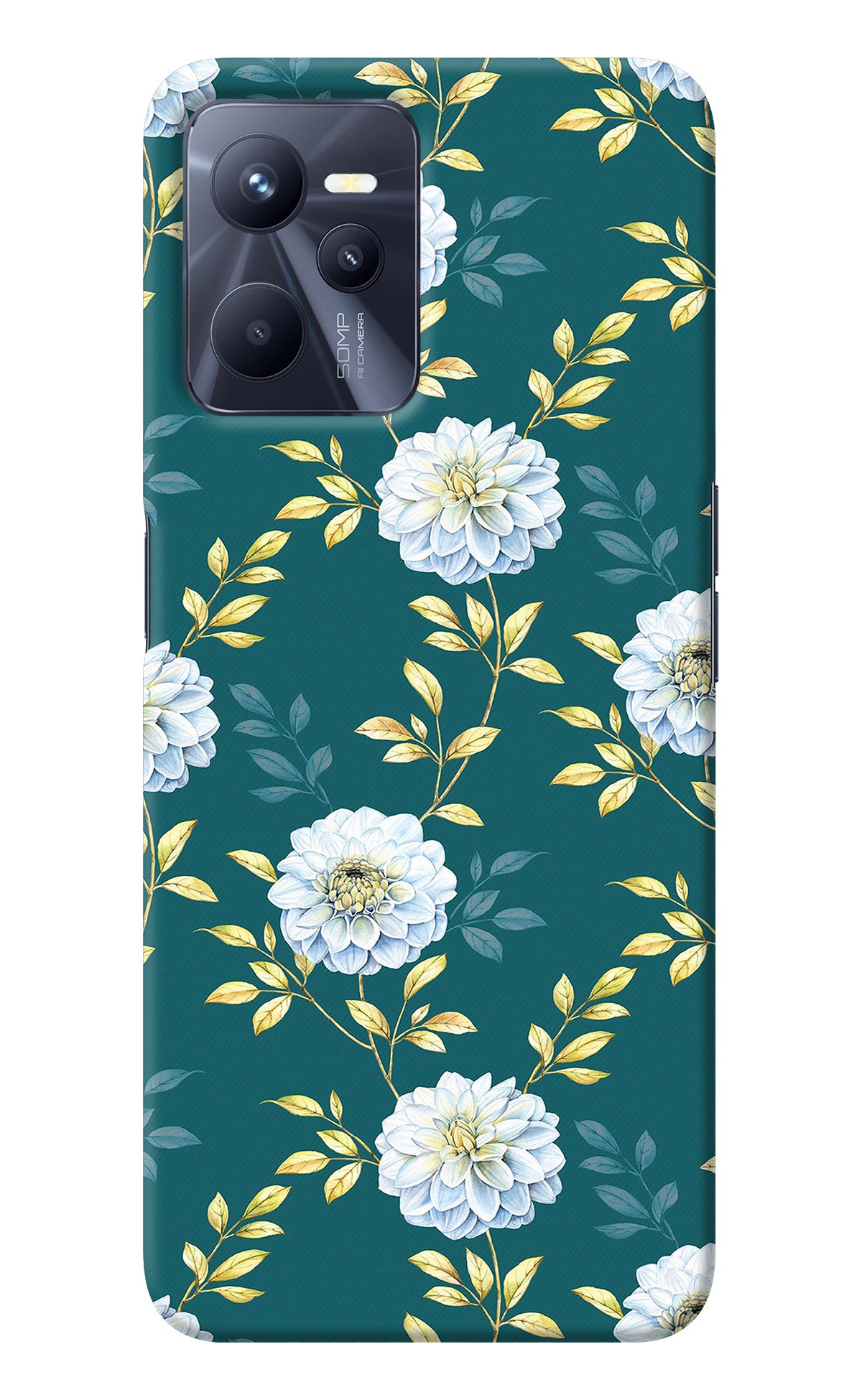 Flowers Realme C35 Back Cover