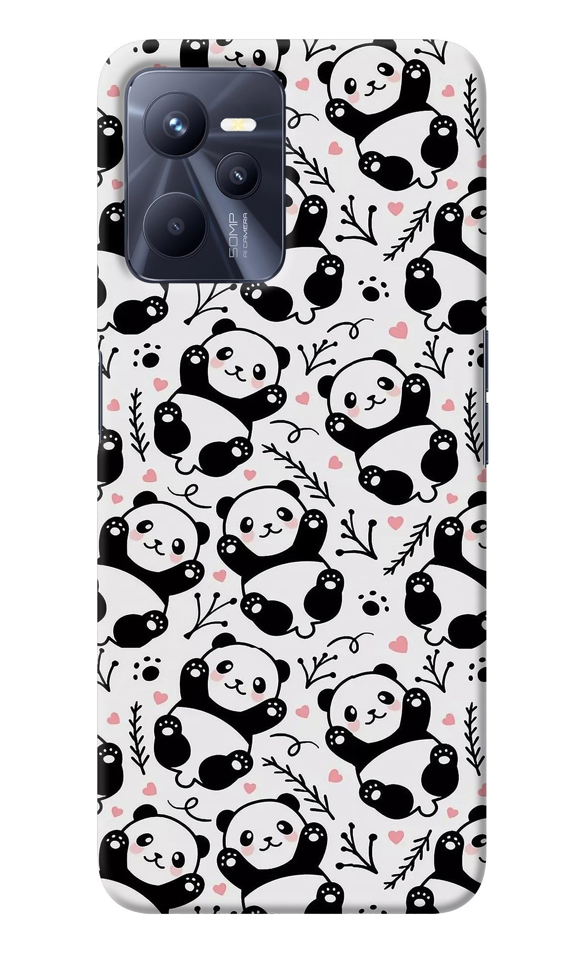 Cute Panda Realme C35 Back Cover