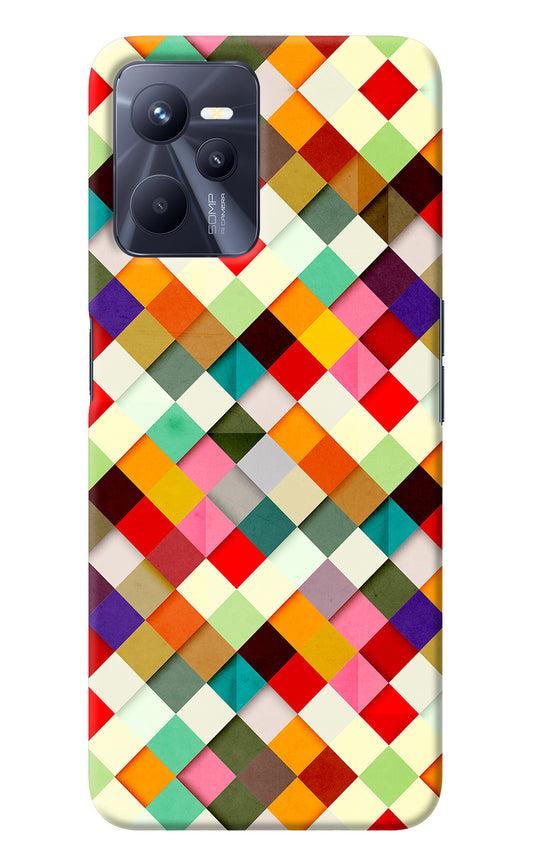 Geometric Abstract Colorful Realme C35 Back Cover