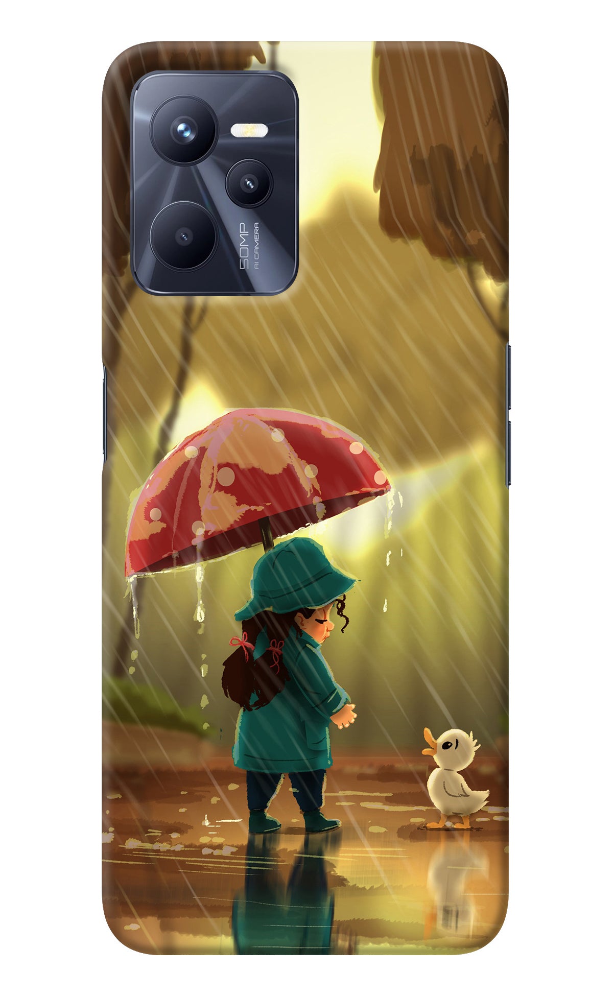 Rainy Day Realme C35 Back Cover