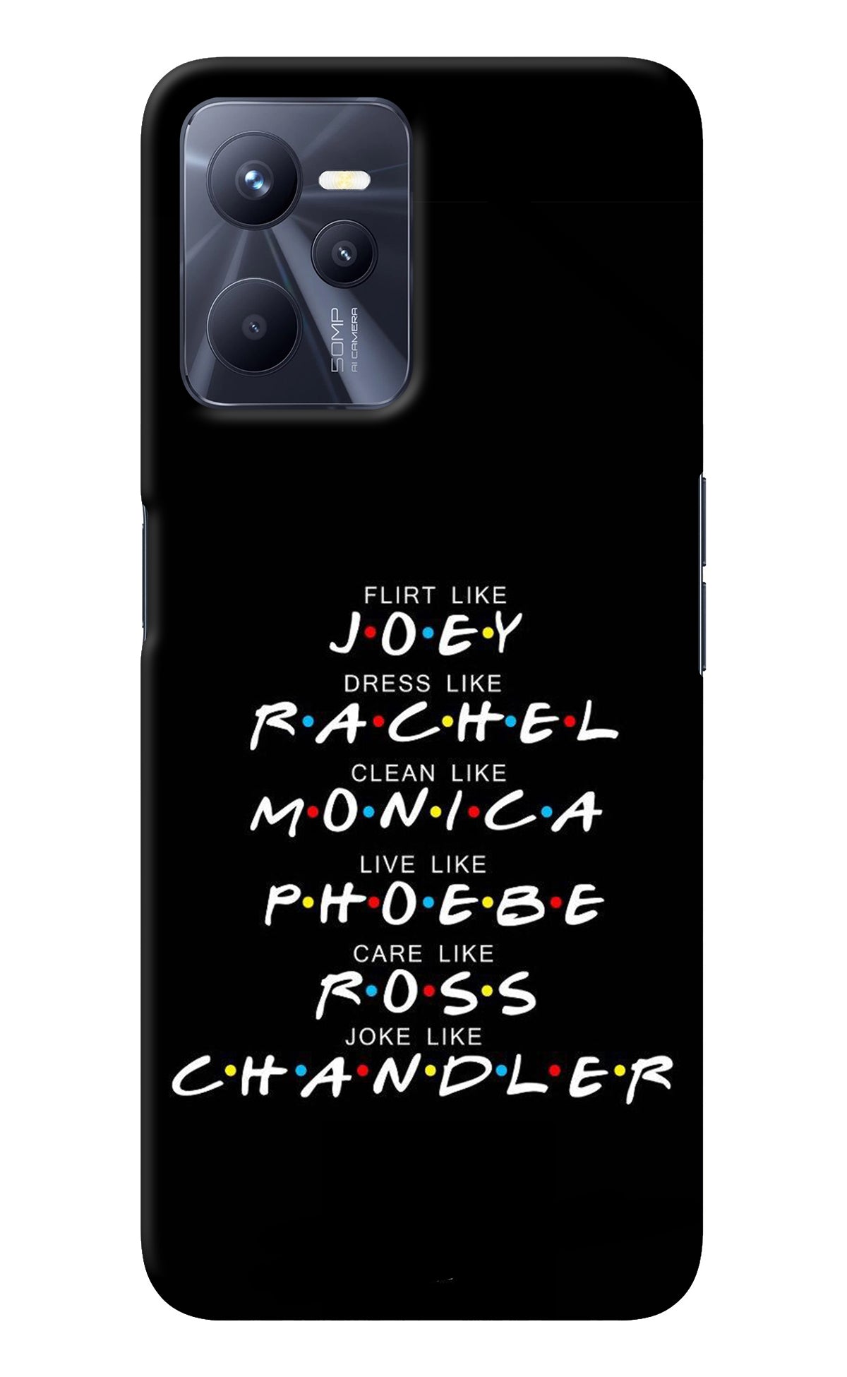 FRIENDS Character Realme C35 Back Cover