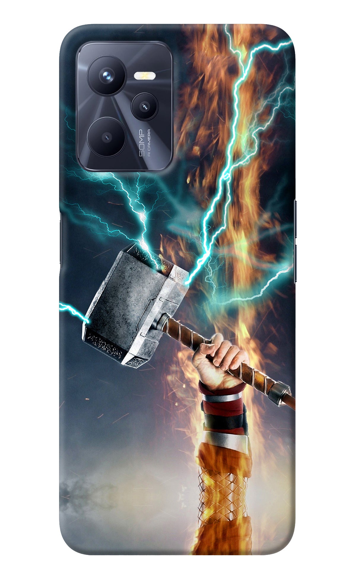 Thor Hammer Mjolnir Realme C35 Back Cover