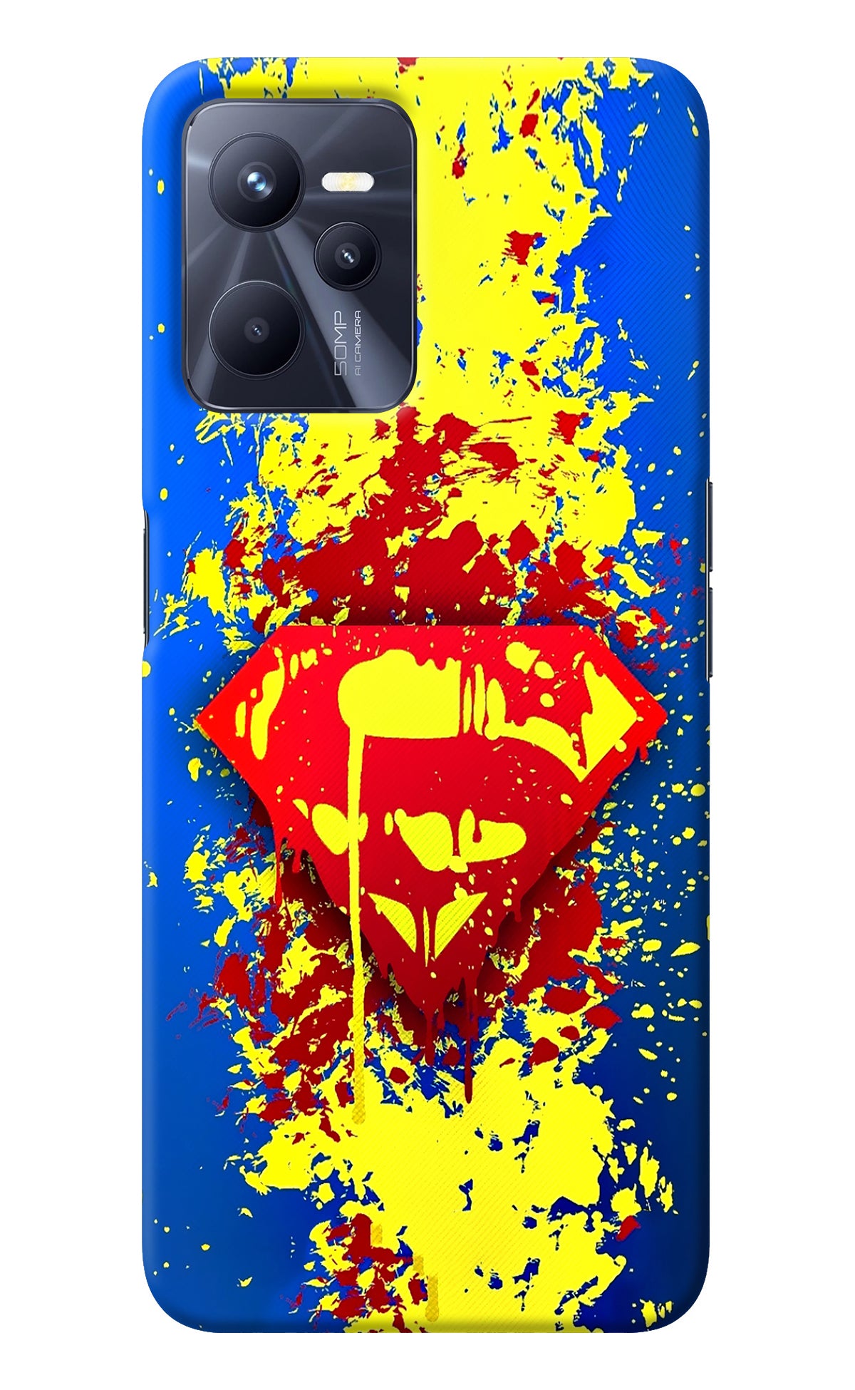 Superman logo Realme C35 Back Cover