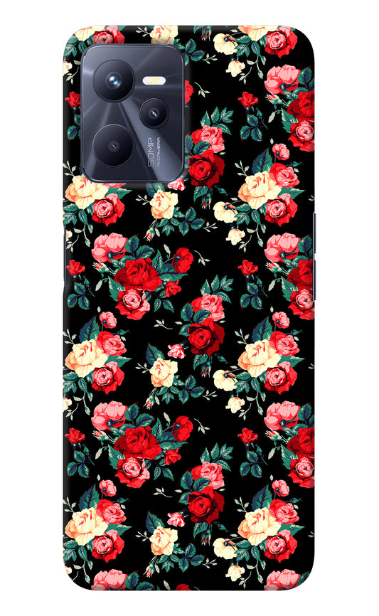 Rose Pattern Realme C35 Back Cover