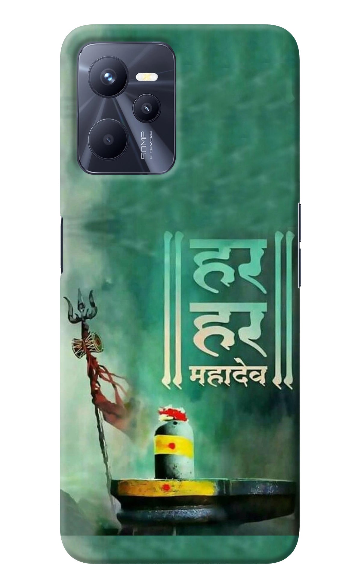 Har Har Mahadev Shivling Realme C35 Back Cover