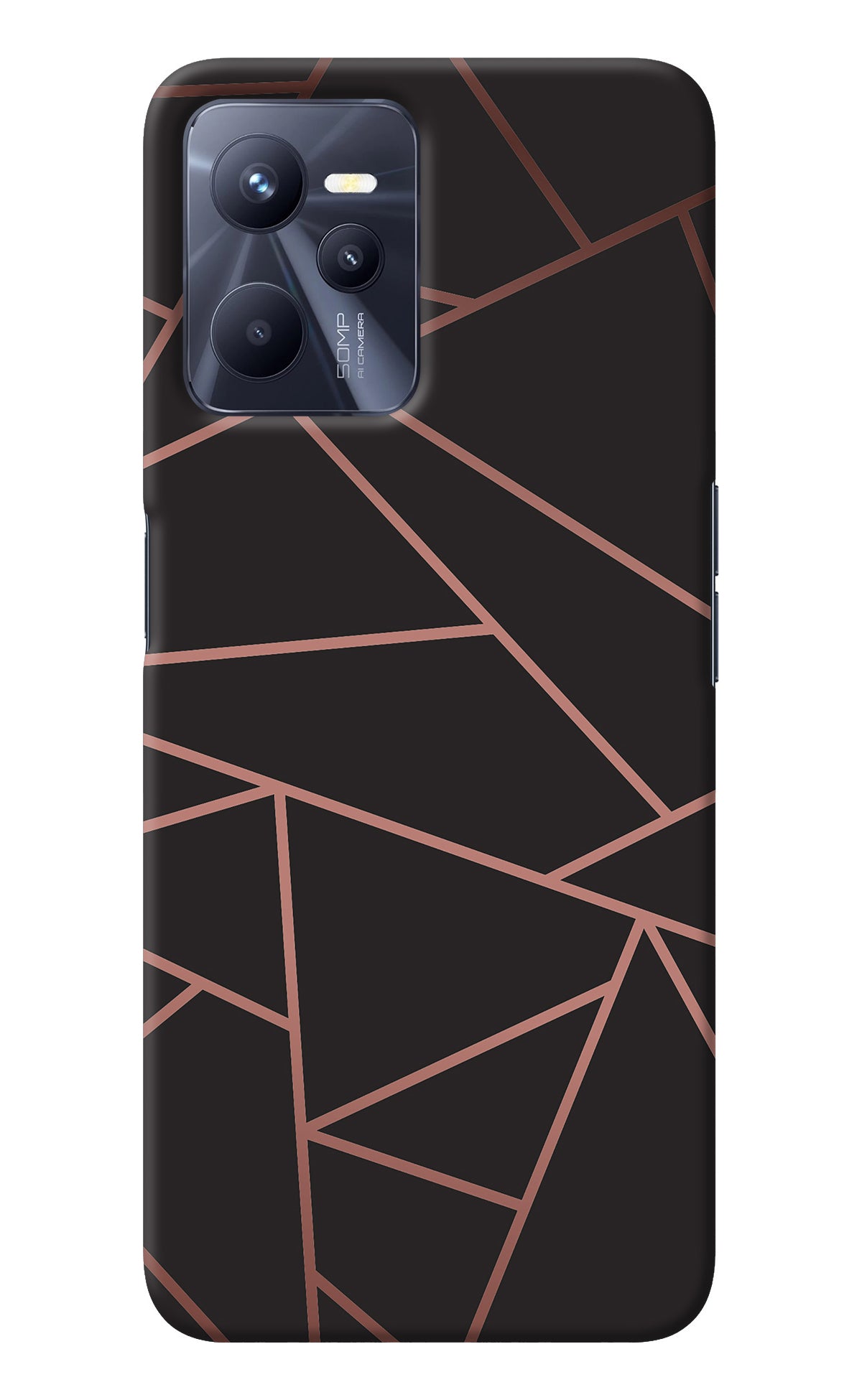 Geometric Pattern Realme C35 Back Cover