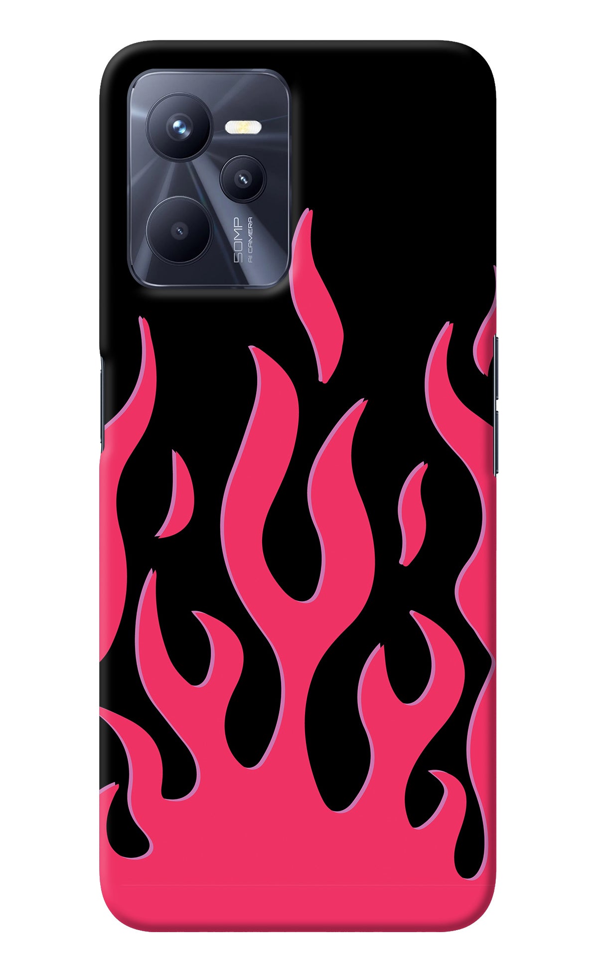 Fire Flames Realme C35 Back Cover