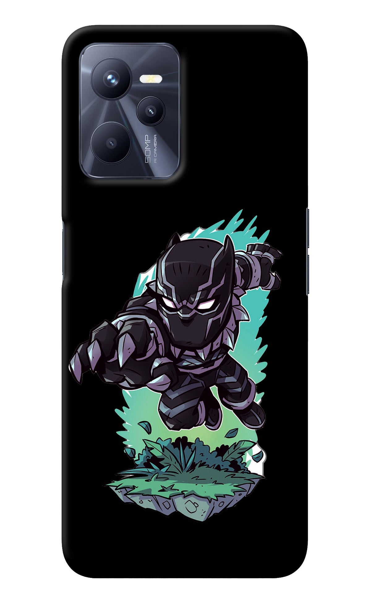 Black Panther Realme C35 Back Cover