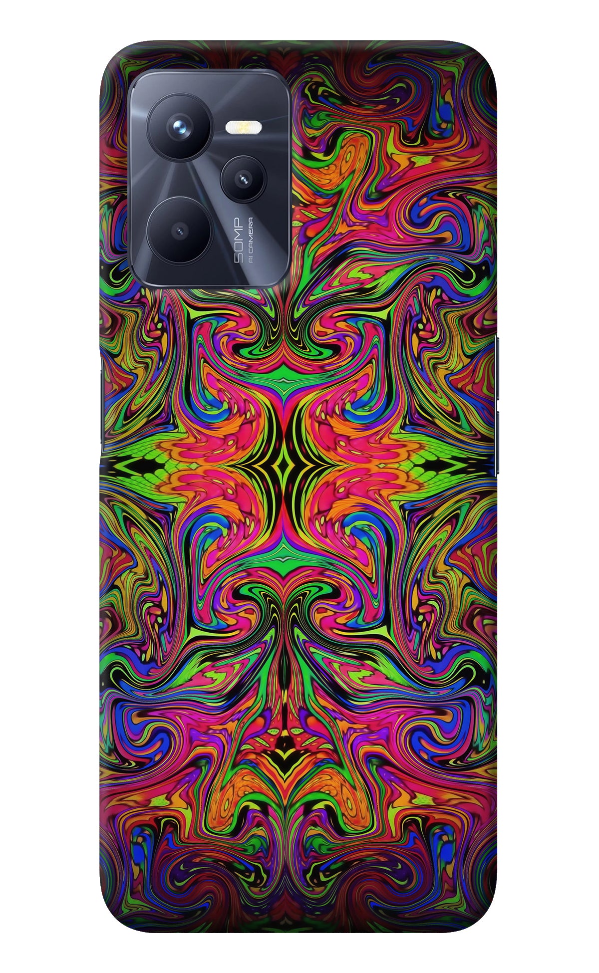 Psychedelic Art Realme C35 Back Cover