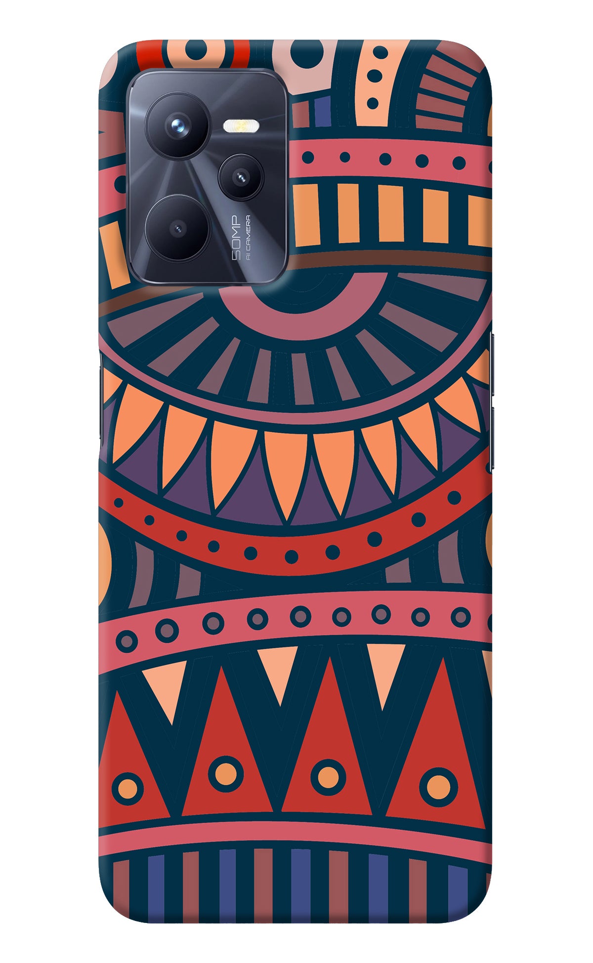 African Culture Design Realme C35 Back Cover