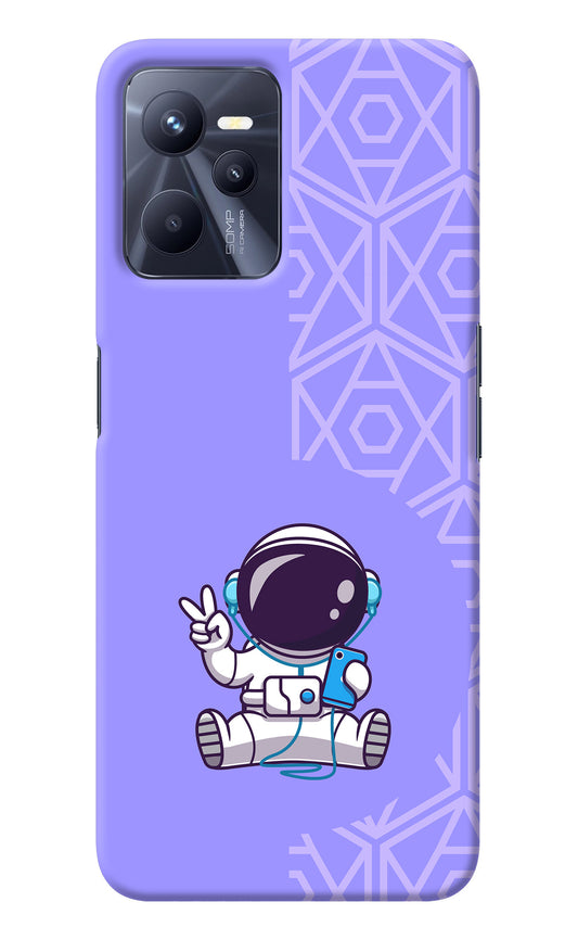 Cute Astronaut Chilling Realme C35 Back Cover