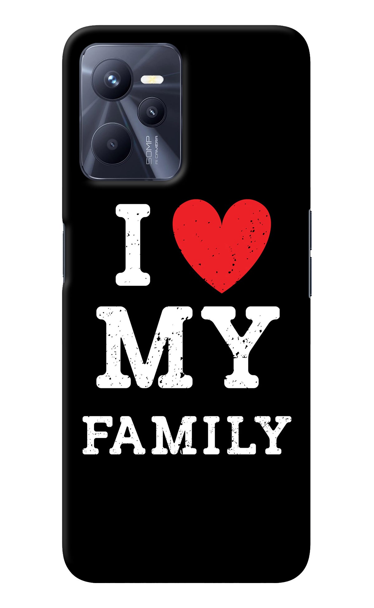 I Love My Family Realme C35 Back Cover