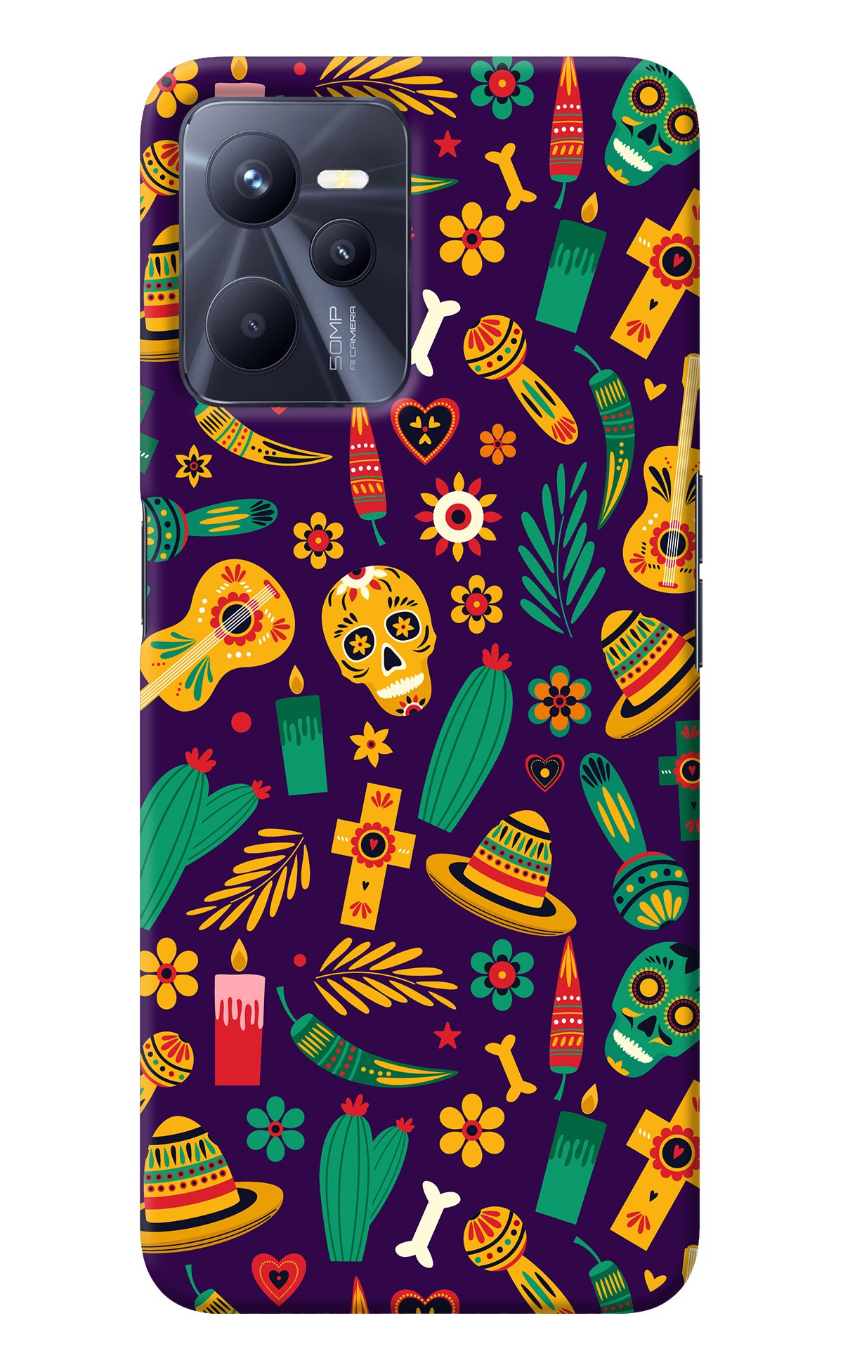 Mexican Artwork Realme C35 Back Cover