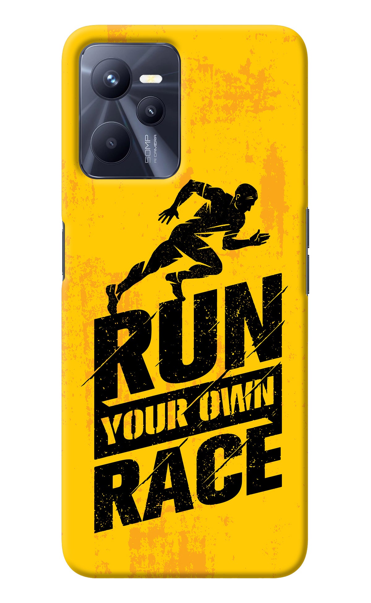 Run Your Own Race Realme C35 Back Cover