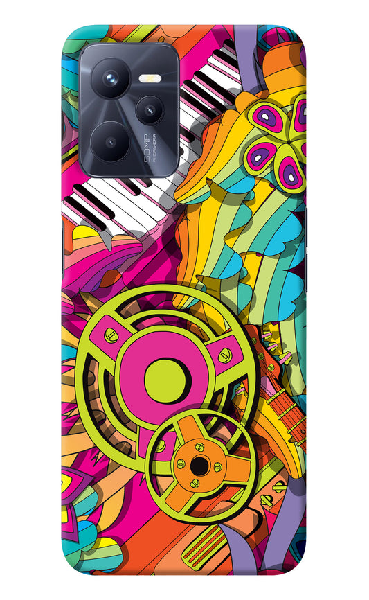 Music Doodle Realme C35 Back Cover