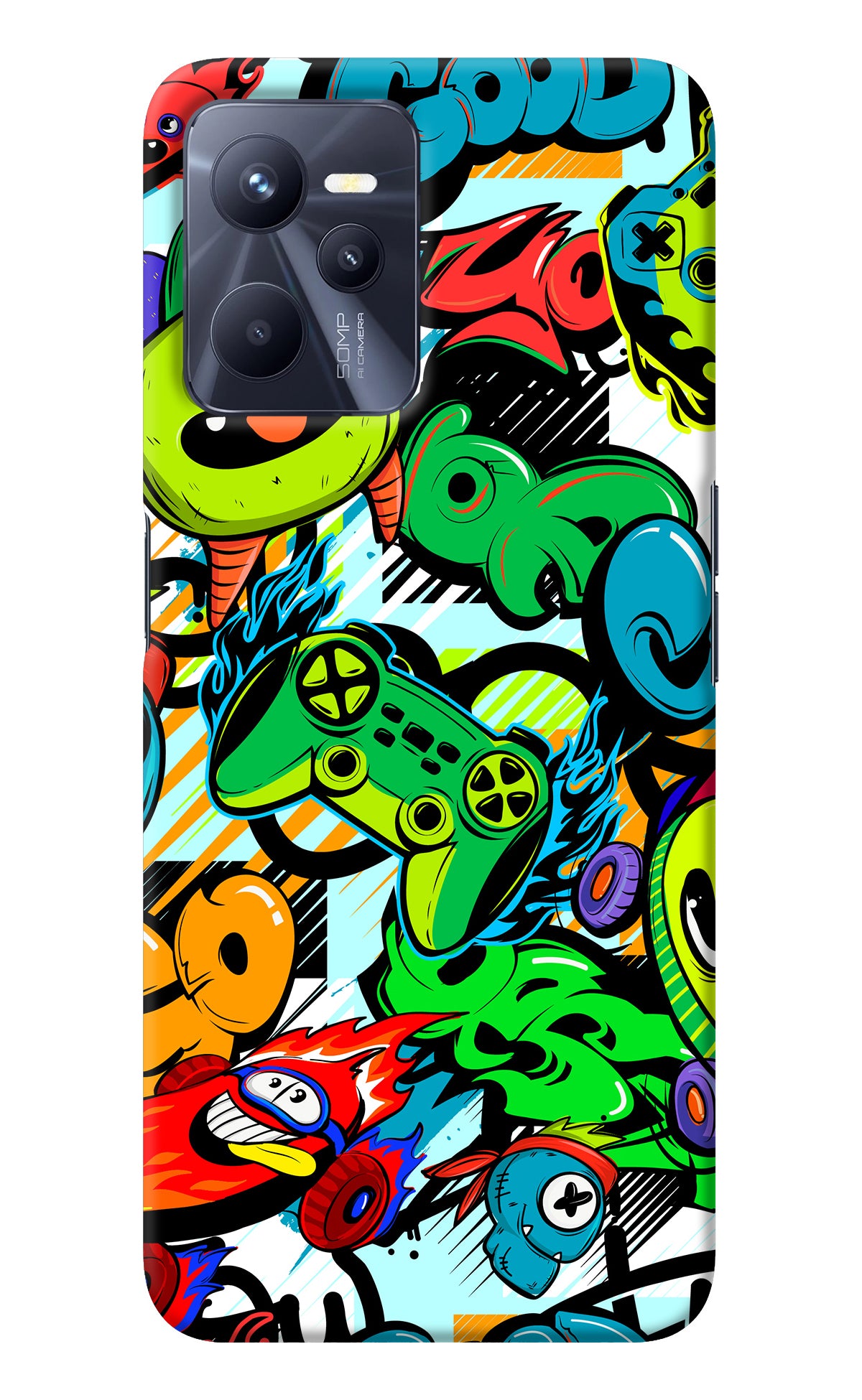 Game Doodle Realme C35 Back Cover