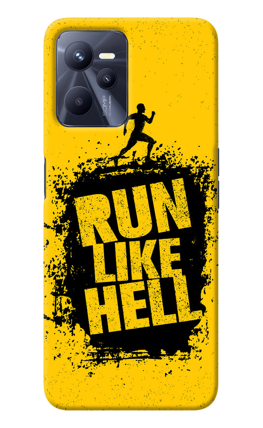 Run Like Hell Realme C35 Back Cover