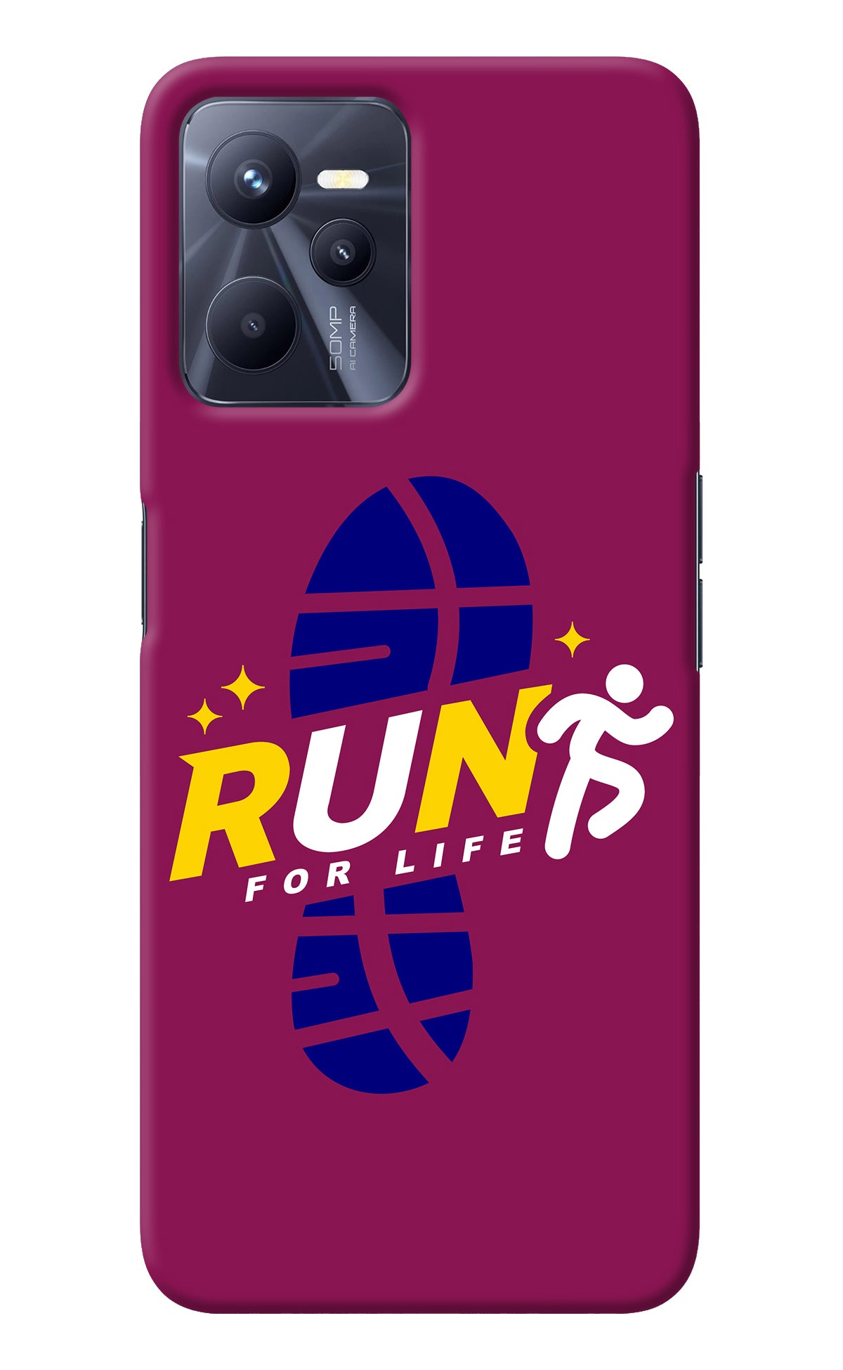 Run for Life Realme C35 Back Cover