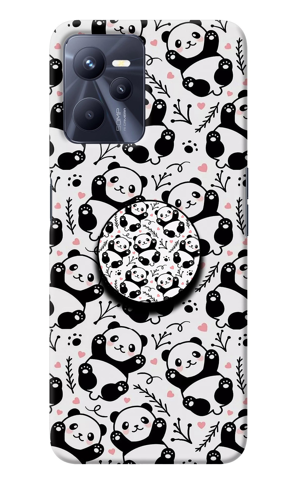 Cute Panda Realme C35 Pop Case