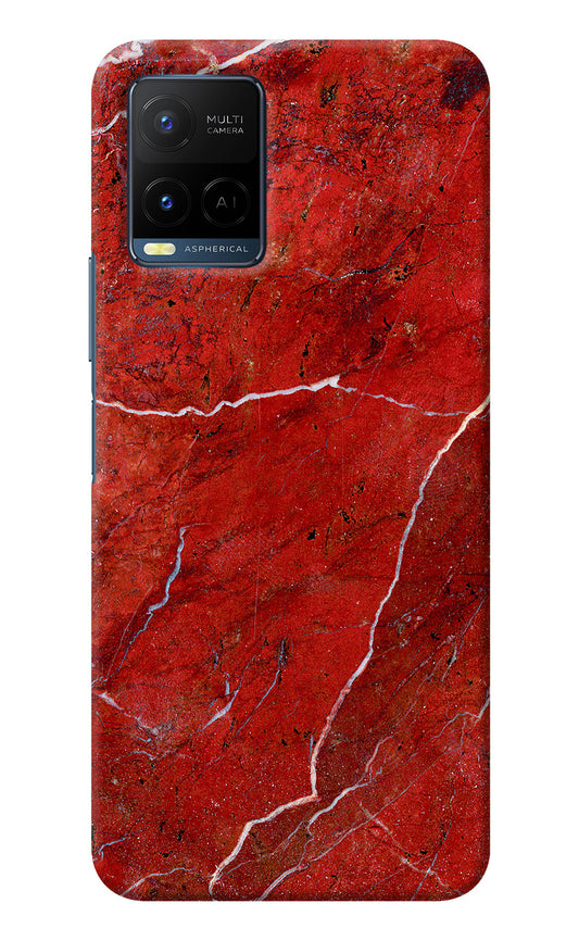 Red Marble Design Vivo Y33T Back Cover