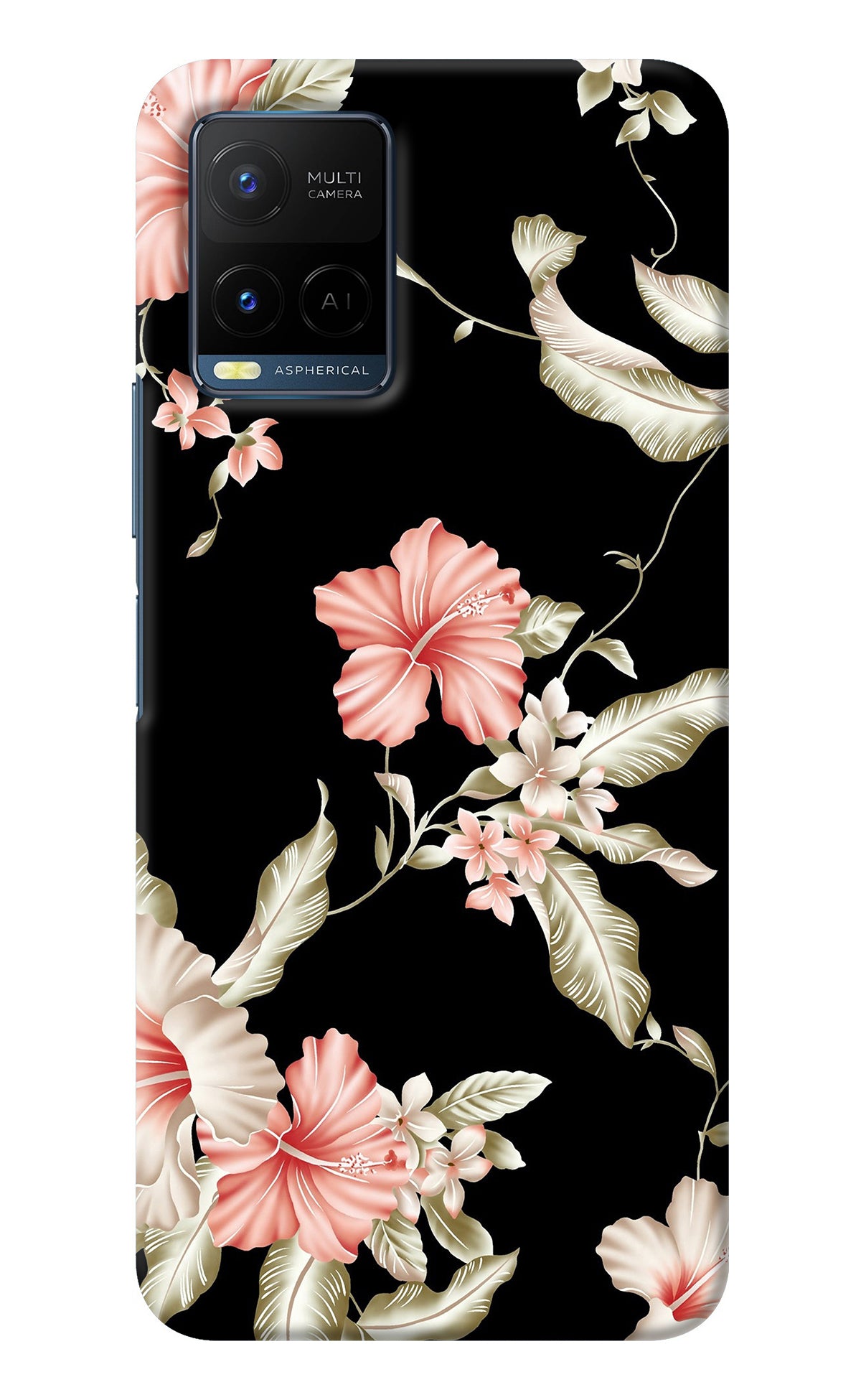 Flowers Vivo Y33T Back Cover