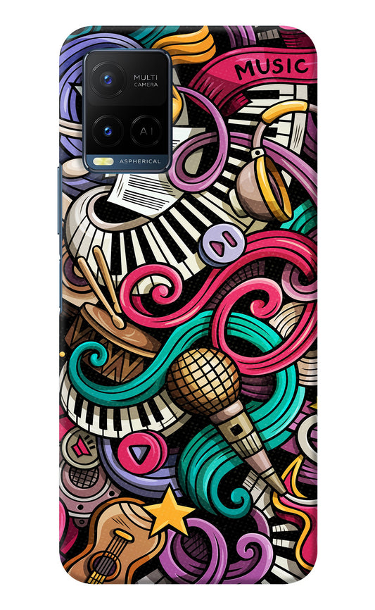 Music Abstract Vivo Y33T Back Cover