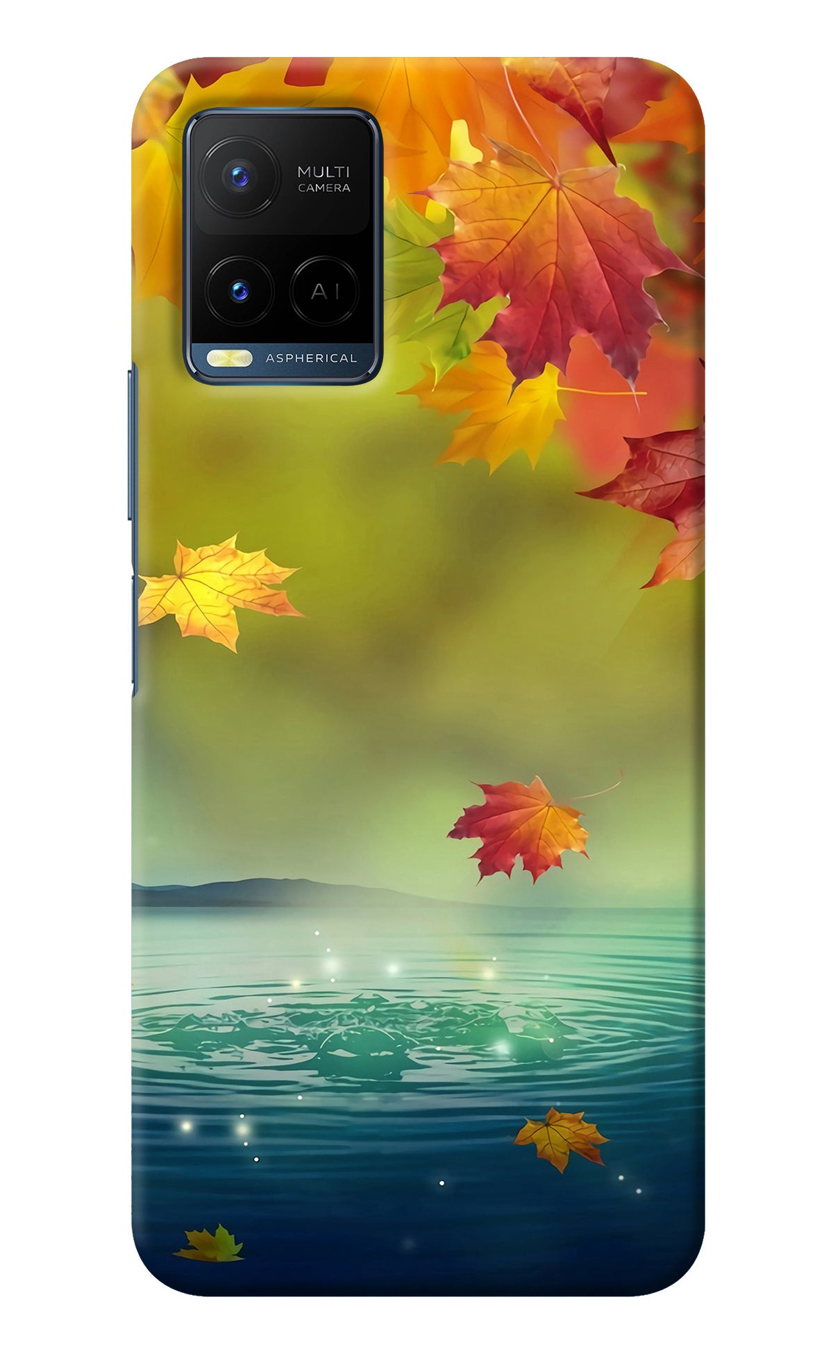 Flowers Vivo Y33T Back Cover