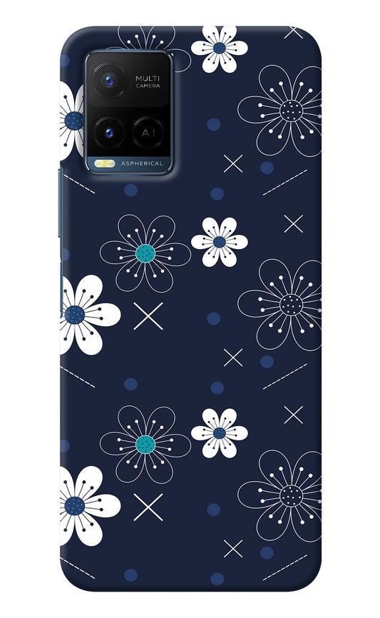 Flowers Vivo Y33T Back Cover