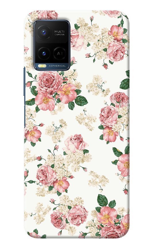 Flowers Vivo Y33T Back Cover