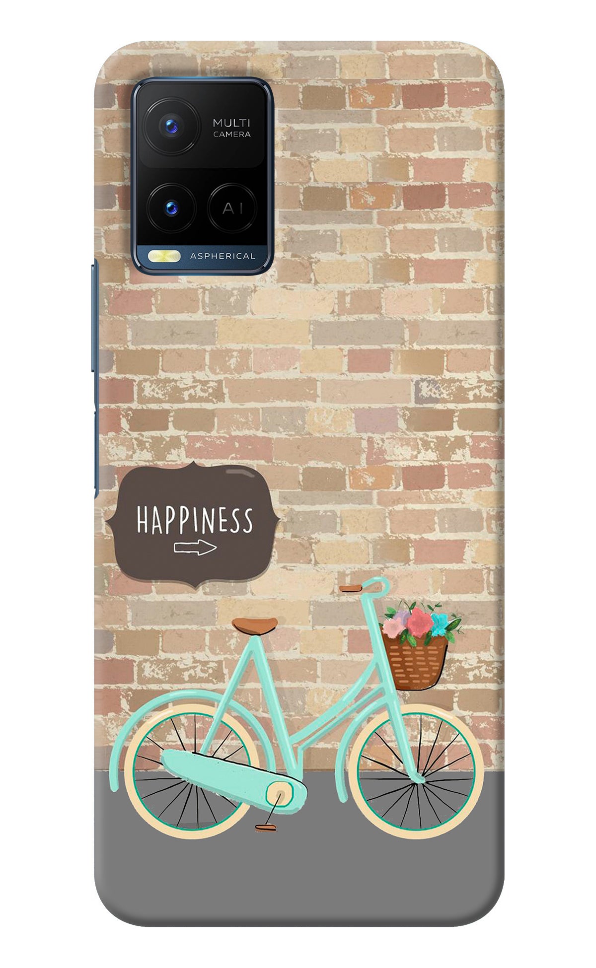 Happiness Artwork Vivo Y33T Back Cover