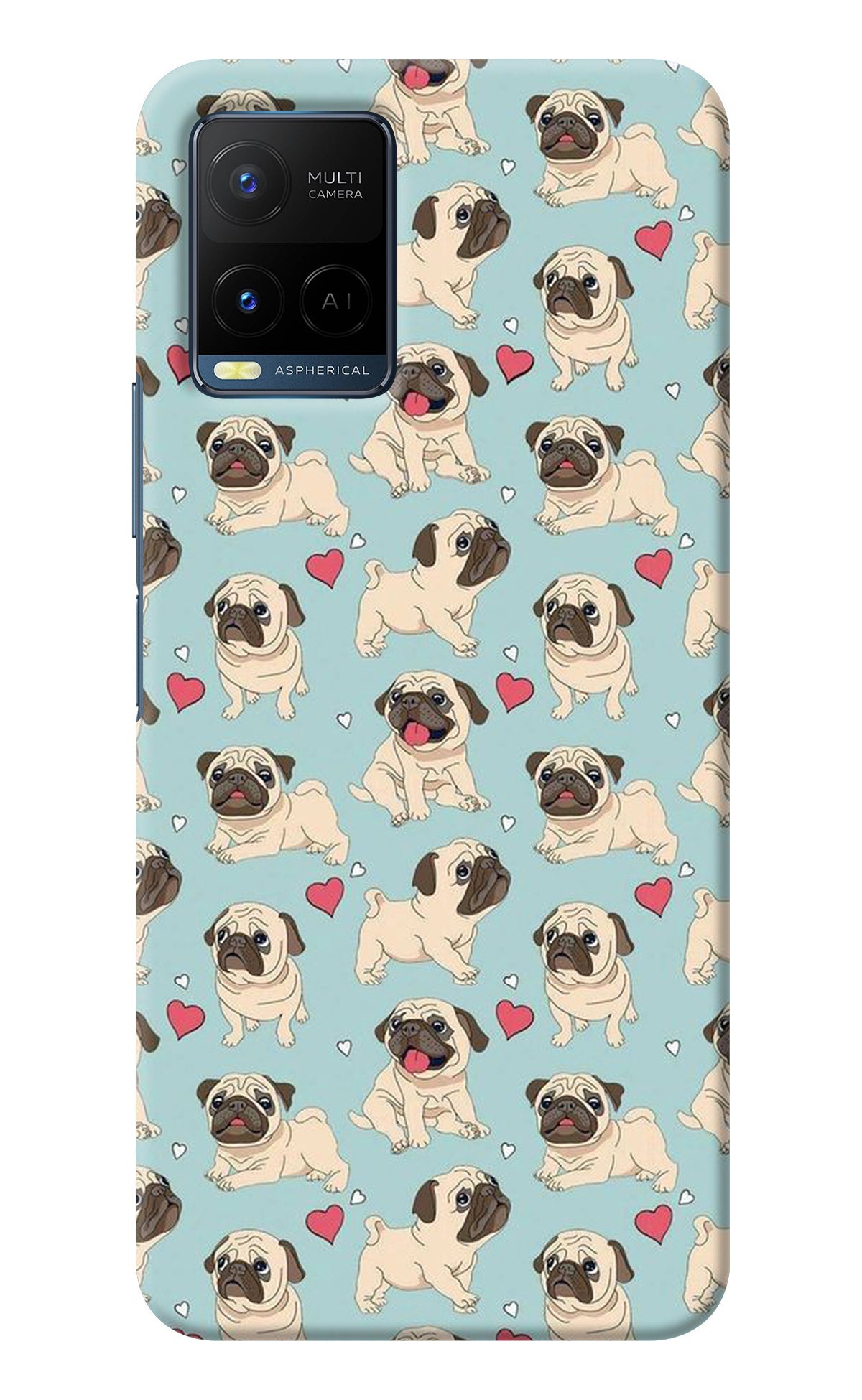 Pug Dog Vivo Y33T Back Cover