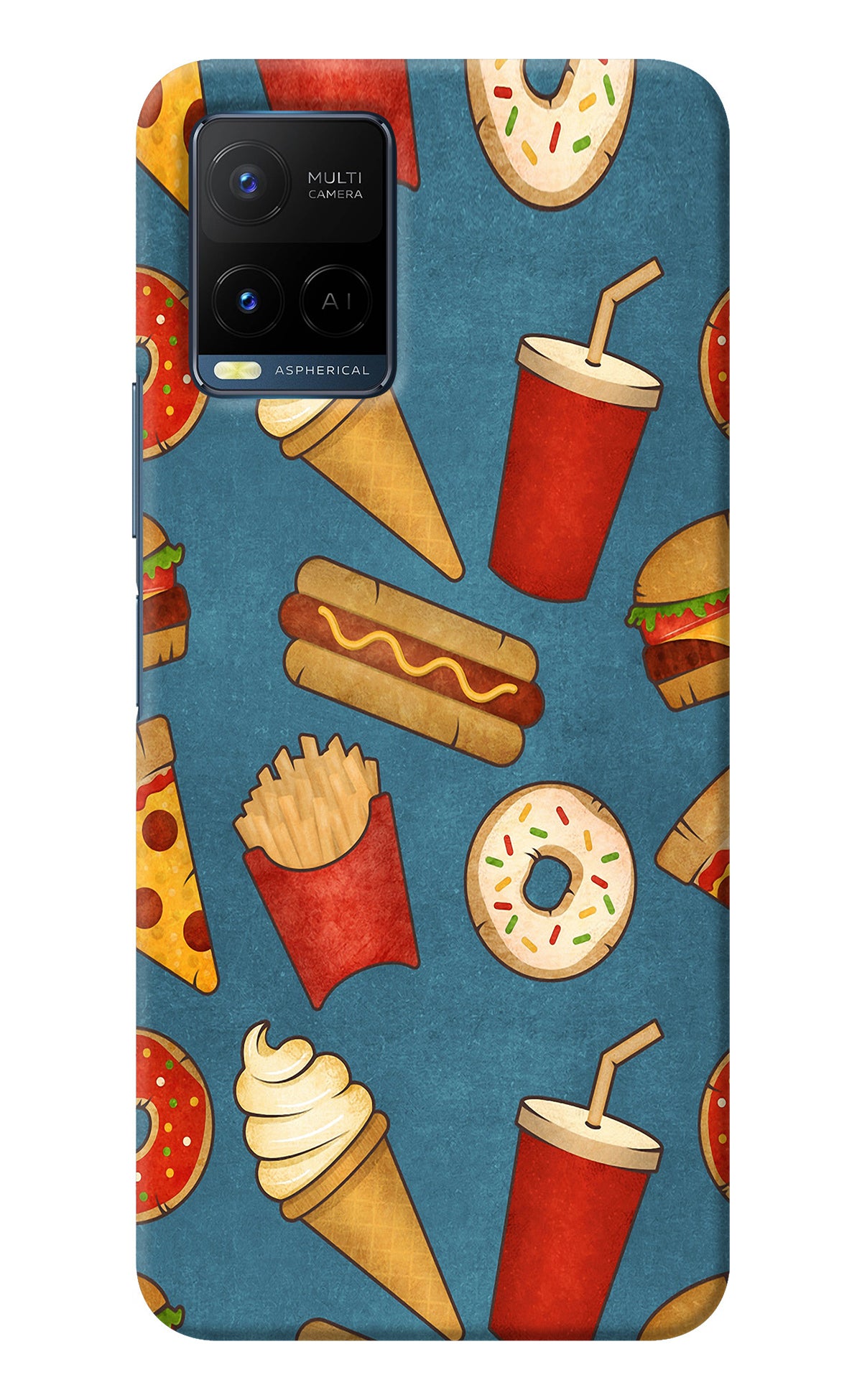 Foodie Vivo Y33T Back Cover