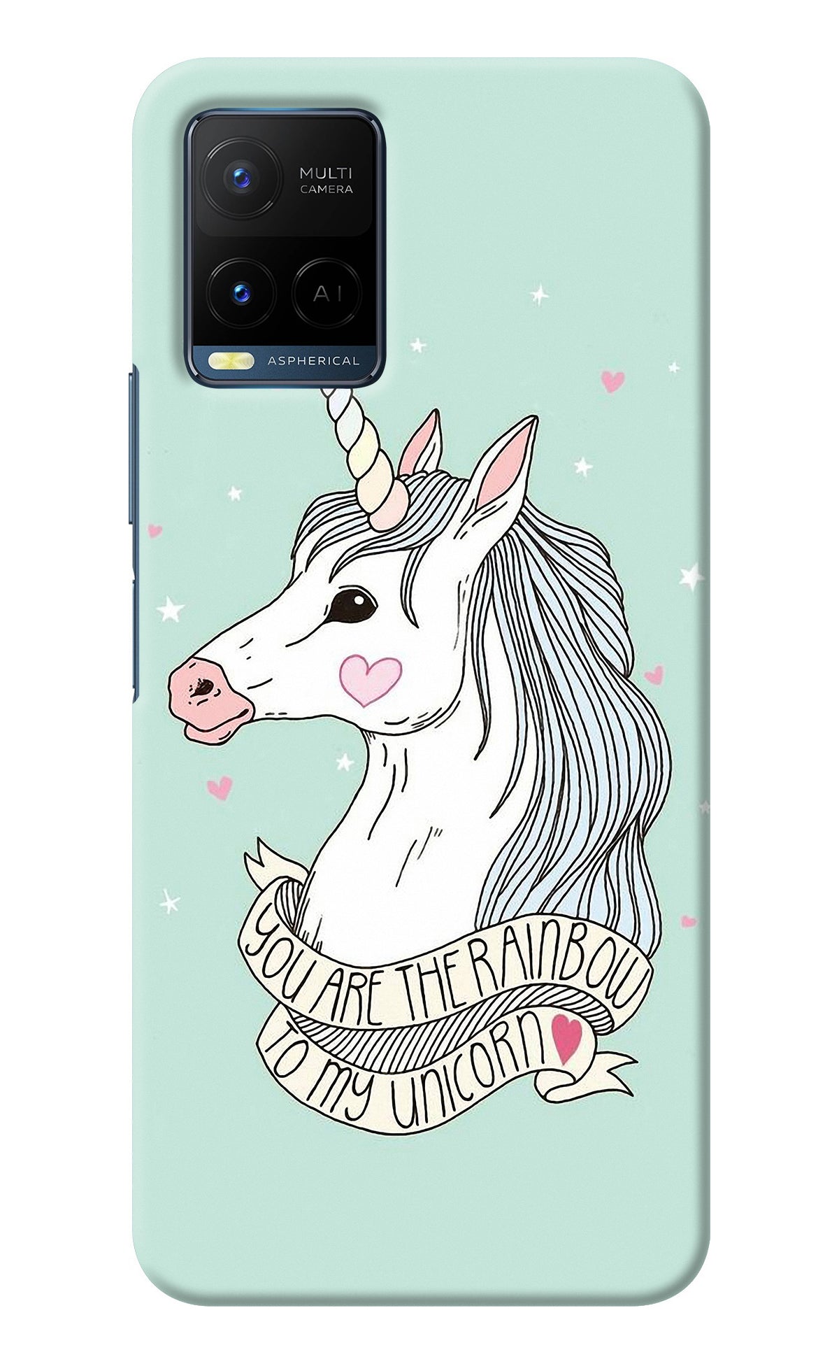 Unicorn Wallpaper Vivo Y33T Back Cover