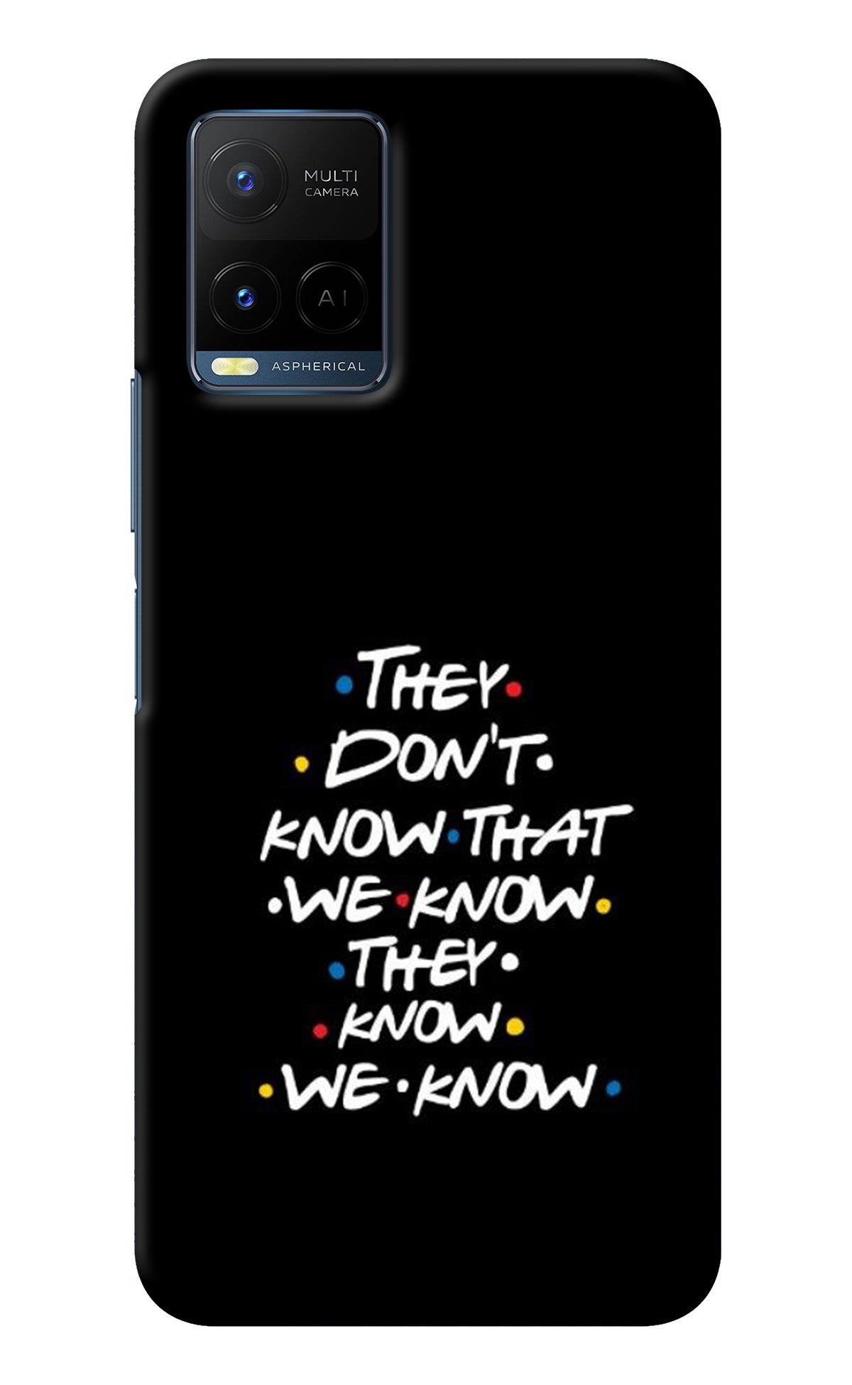 FRIENDS Dialogue Vivo Y33T Back Cover