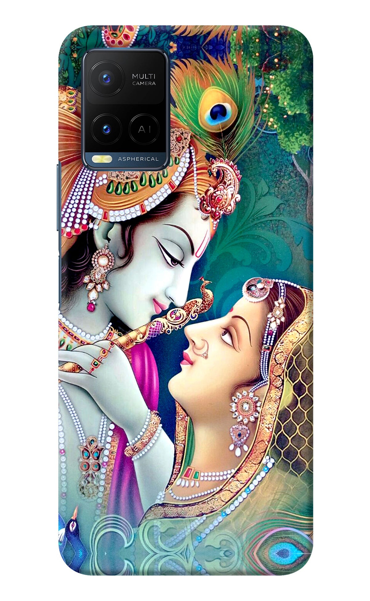 Lord Radha Krishna Vivo Y33T Back Cover