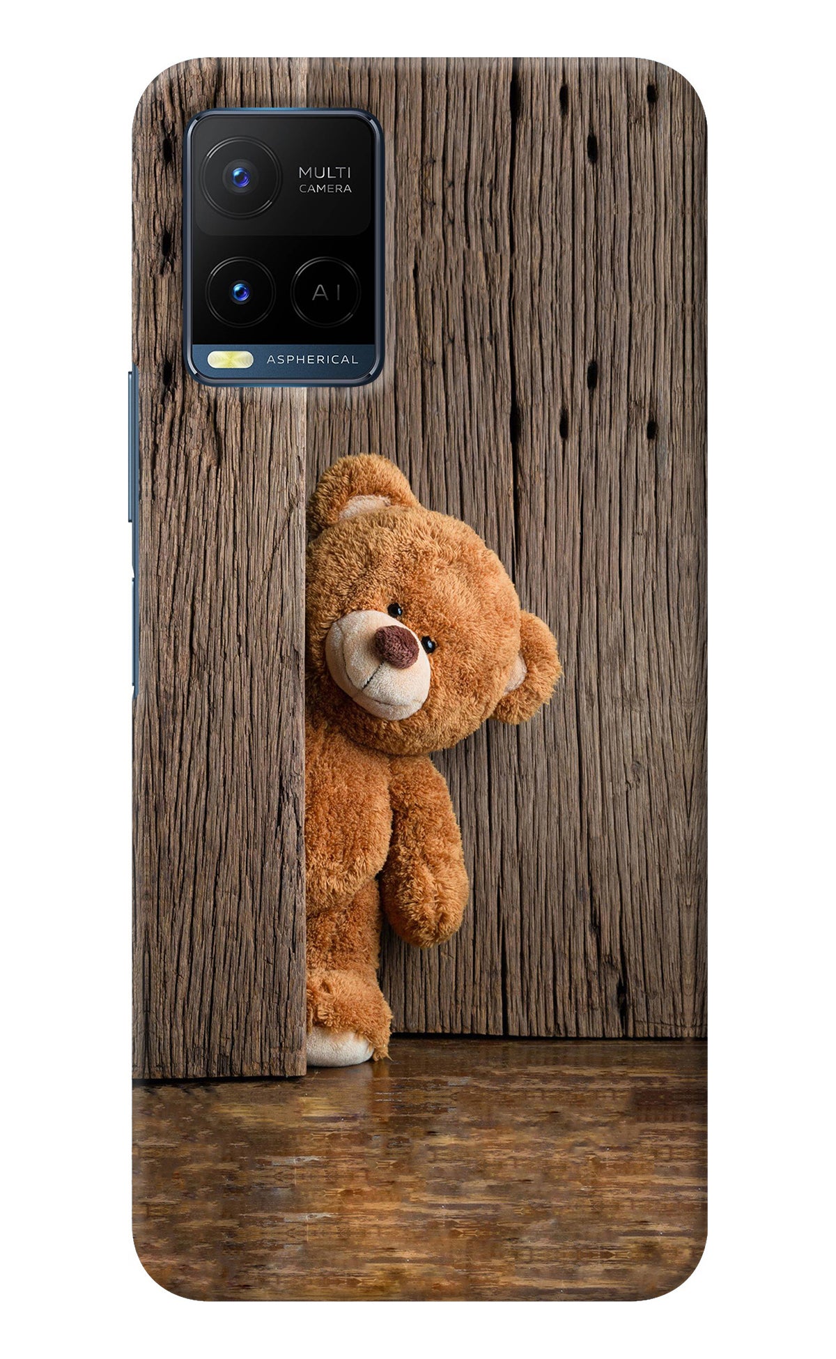 Teddy Wooden Vivo Y33T Back Cover