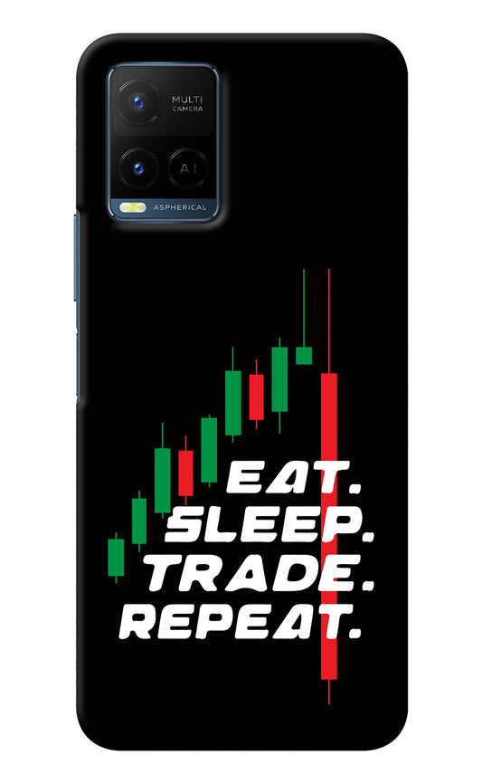 Eat Sleep Trade Repeat Vivo Y33T Back Cover