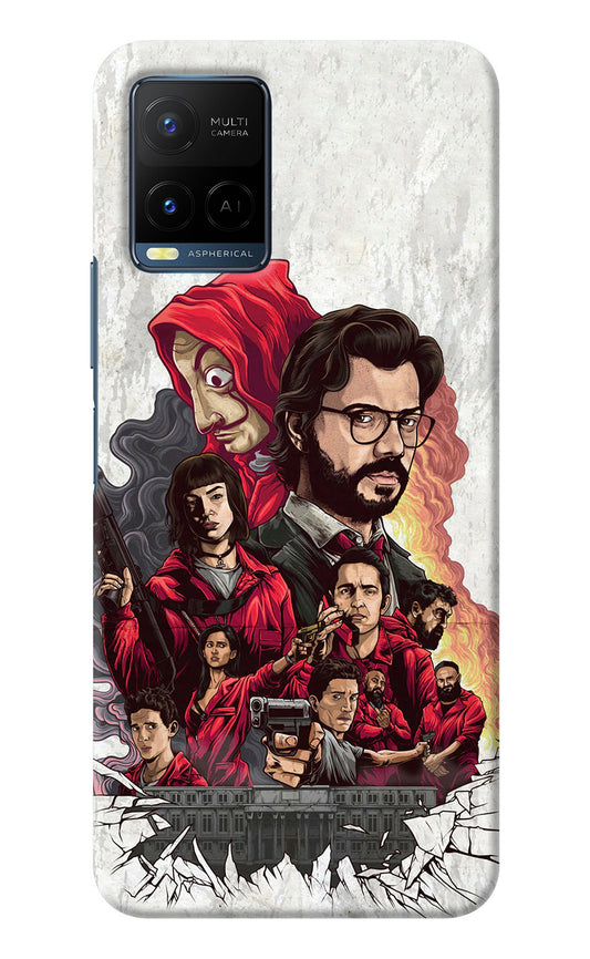 Money Heist Artwork Vivo Y33T Back Cover