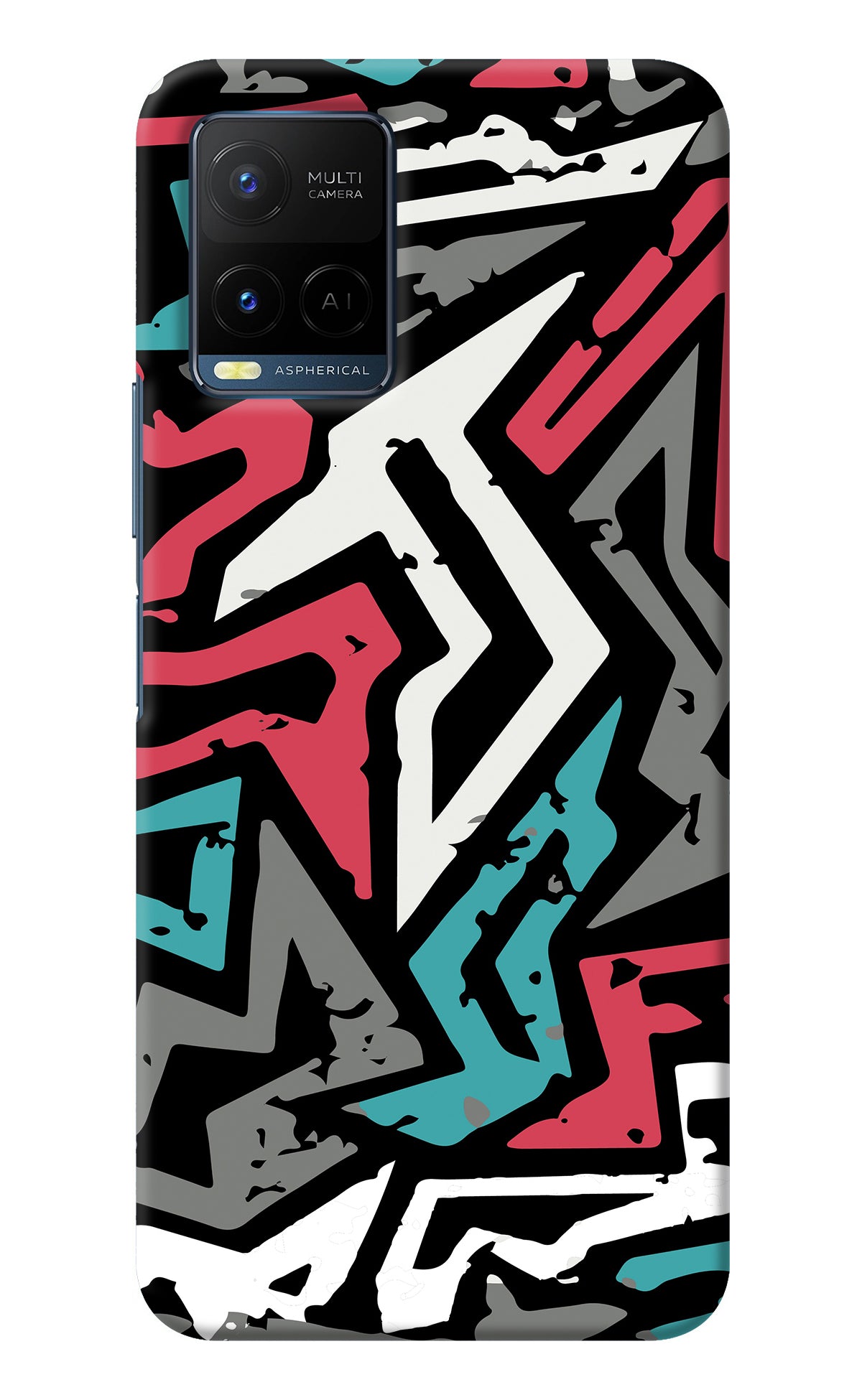 Geometric Graffiti Vivo Y33T Back Cover