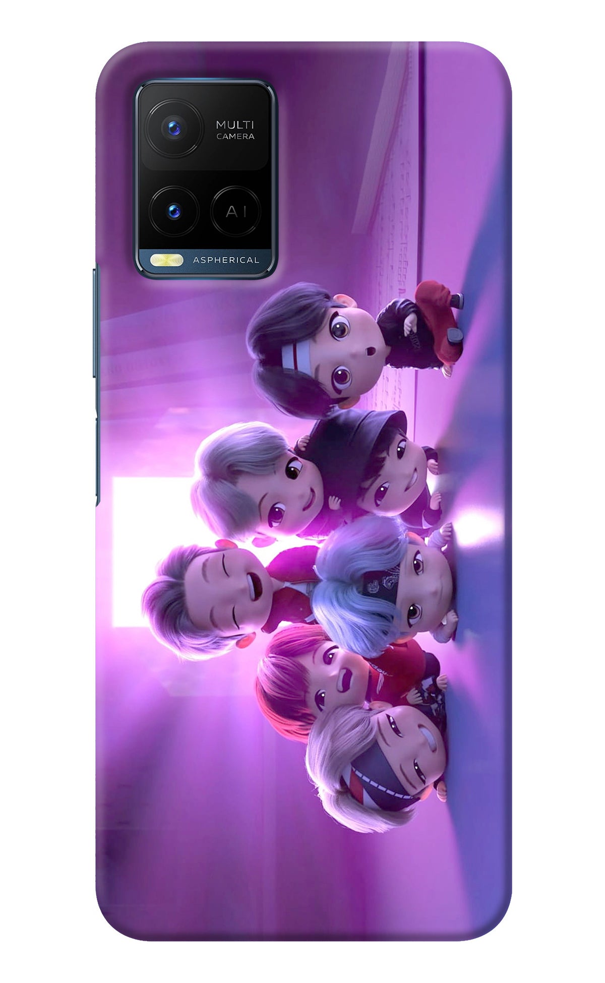 BTS Chibi Vivo Y33T Back Cover