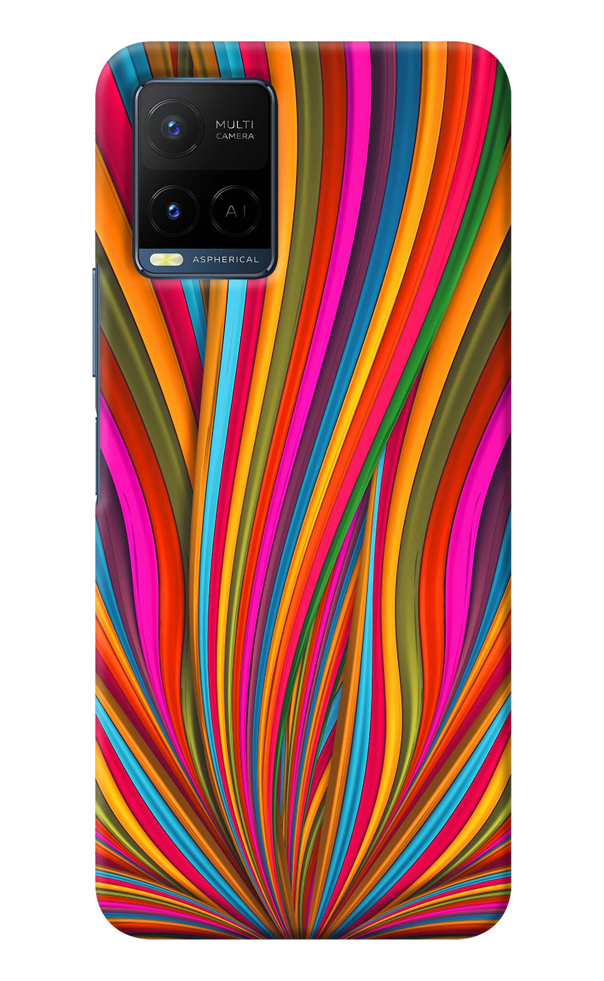 Trippy Wavy Vivo Y33T Back Cover