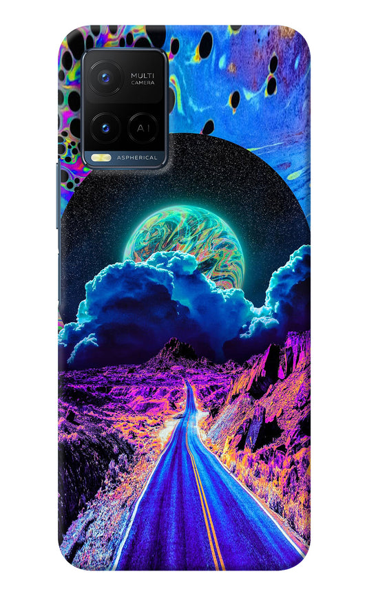 Psychedelic Painting Vivo Y33T Back Cover