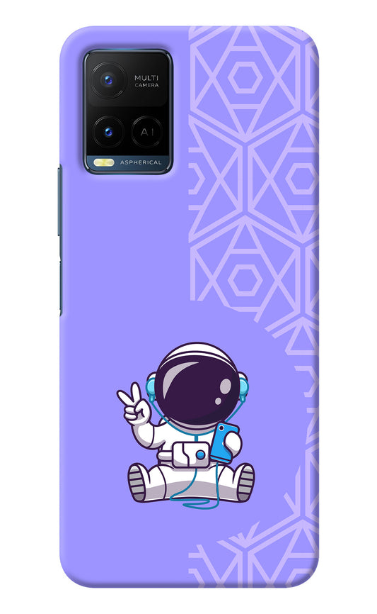 Cute Astronaut Chilling Vivo Y33T Back Cover