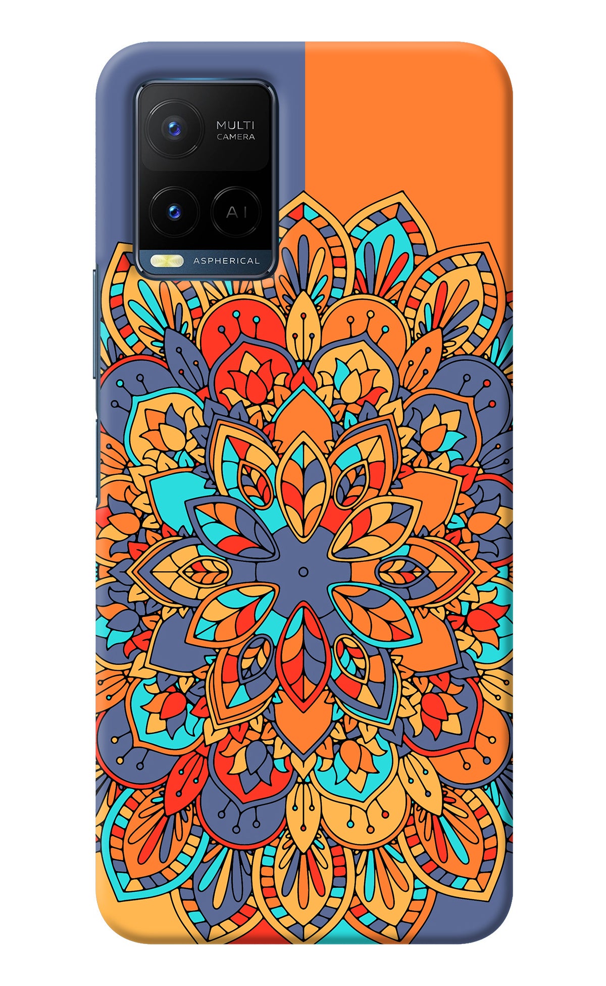 Color Mandala Vivo Y33T Back Cover